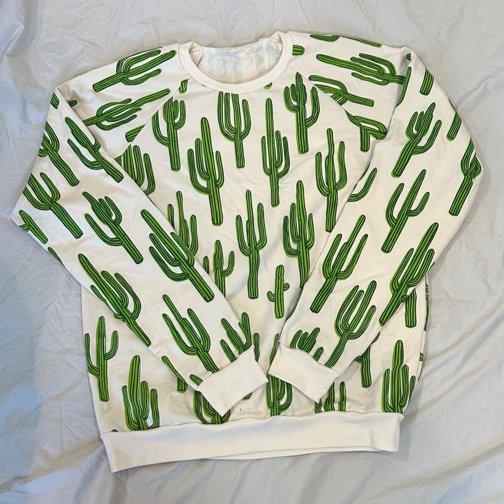 Cactus Print Sweatshirt